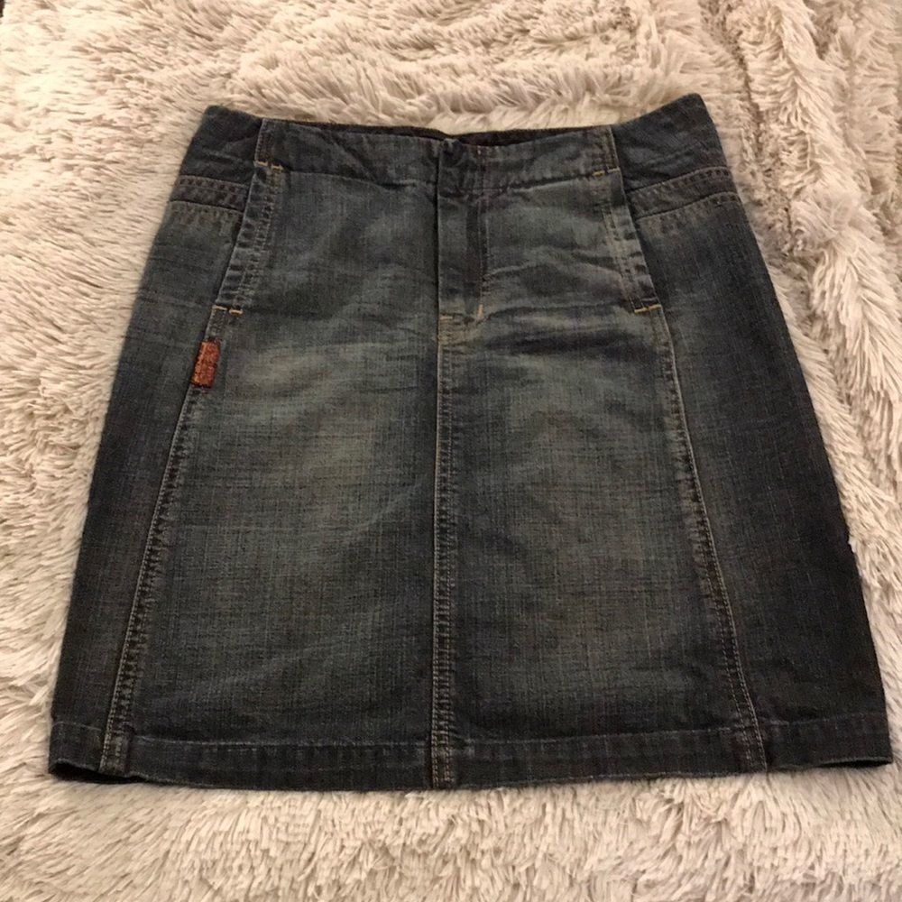 Seven for all mankind jean skirt